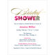 White Floral Bridal Shower Invitations Image 5 of 6